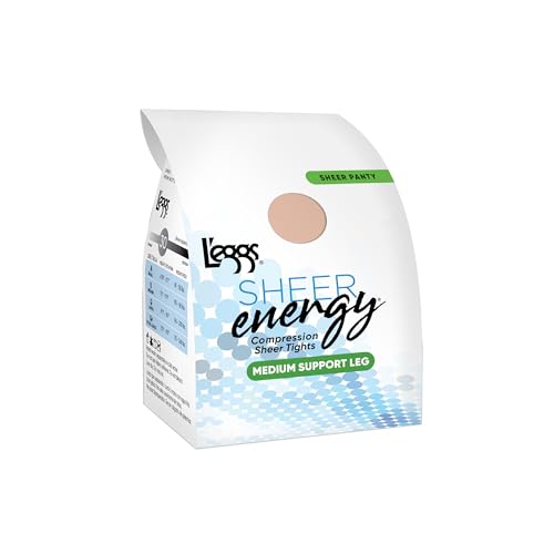 L'eggs Women's Energy 3 Pack All Sheer Panty Hose for Everyday Comfort and Confidence
L'eggs Women's Energy 3 Pack All S