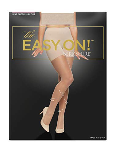 Berkshire Women's Large Size Nude Luxe Sheer Support Pantyhose - Premium Hosiery, Easy On! Trends This Summer