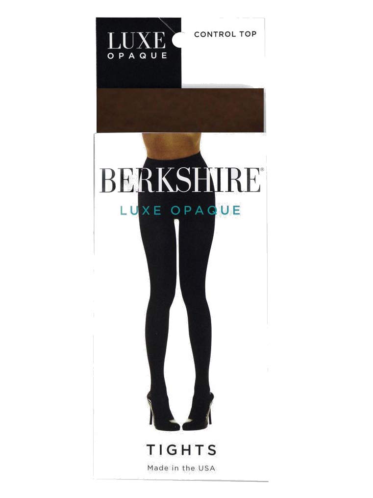 Berkshire Women's Luxe Opaque Control Top Tights 4741 - High Waist, Seamless Design, Tummy Control, Maternity, Evening O