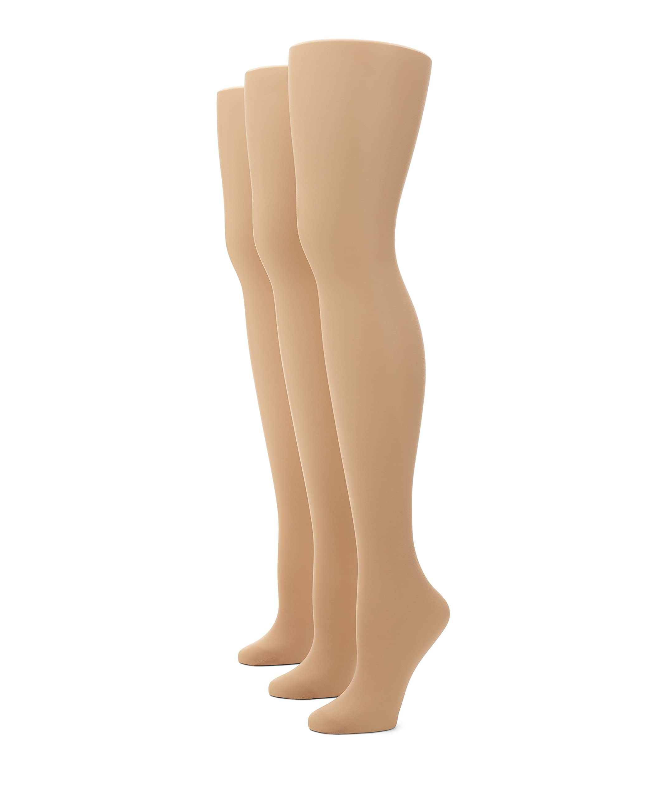 No Nonsense Women’s Graduated Compression Control Top Pantyhose for Firming Control, Sheer Leg Support, Everyday Wear